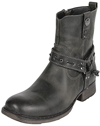 Rock Rebel by EMP Thunder Road Männer Boot dunkelbraun EU45 Leder Basics, Rockabilly, Rockwear