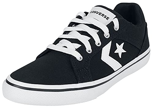 Converse Cons EL Distrito - OX Unisex Sneaker schwarz/weiß EU39 Textil Basics, Casual Wear, Streetwear